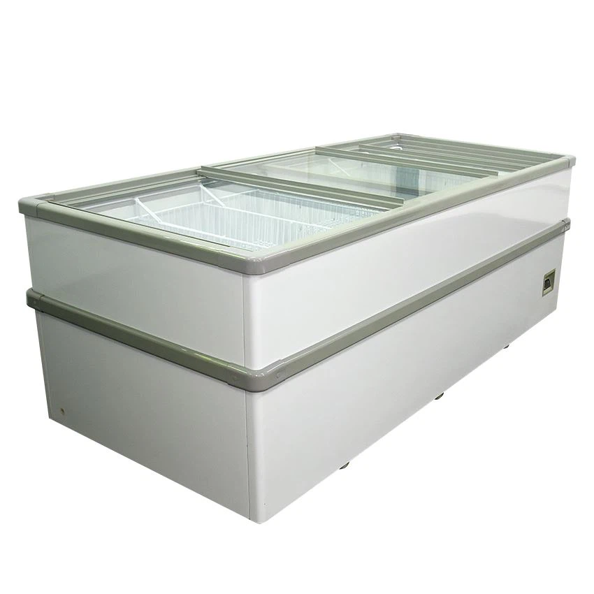 Top Sliding Flat Door Open Display Fridge Top Sliding Flat Door Open Display Fridge